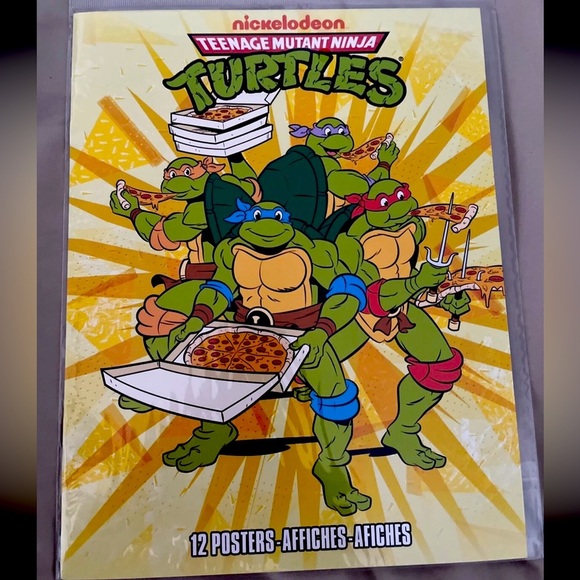 Nickelodeon Other - BNWT Nickelodeon Teenage Mutant Ninja Turtles 12 New Posters, Trends 8.5” x 11”